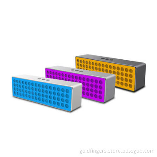 Bluetooth Wireless Speakers, 6W Output Power, Rechargeable 1,500mAh Battery, Handsfree for iPhone